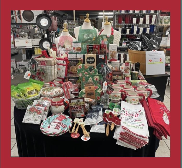 intlpantry's tweet photo. holiday merch on front table is 1/2 Price! Except Kringle Krunch Coffee, Kringle Krunch Decaf Coffee, Holiday Cheer Coffee which is NOW $9.99 per pound!Coffee cards will not be stamped. HOLIDAY aprons, mitts,towels candy, mixes, gourmet &amp; British foods, spatulas, mugs, plates... https://t.co/y0uPsqsw8n