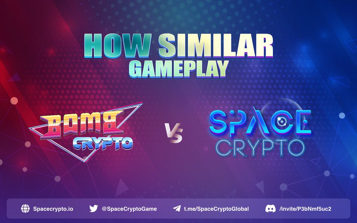 Check this Video: youtube.com/watch?v=U4YgGO…

How similar gameplay of Bombcrypto vs SpaceCrypto
<a href="/BombCryptoGame/">Bomb Crypto (BCOIN)</a> 
#SpaceCrypto #SPG  #PlayToEarn #NFTs #BombCrypto #DeFi
