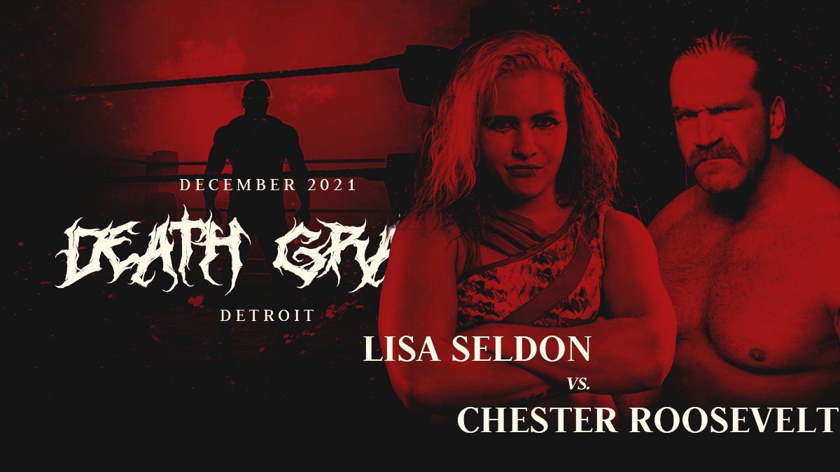 As seen on SHOWDOWN AT HIGH NOON, we've received permission for one night only to reactivate the <a href="/REBELLIONProUK/">REBELLION Pro</a> World Championship and it will be contested under deathmatch rules at UNTITLED!

REBELLION WORLD CHAMPIONSHIP
LISA SELDON
vs.
CHESTER ROOSEVELT