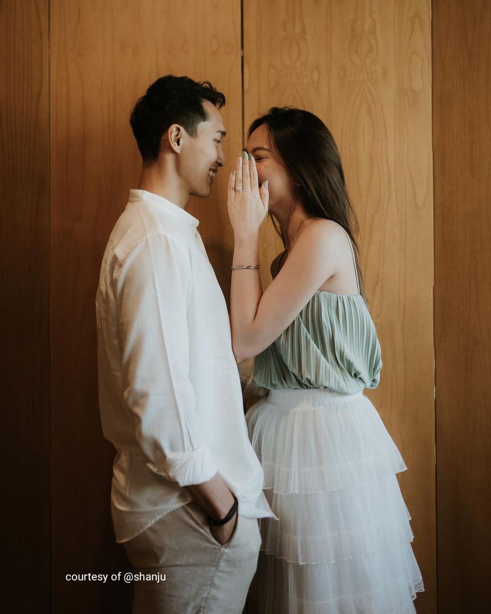 plus62network's tweet photo. Congrats atas pertunangannya ya Kak @jonatan979 &amp; Kak @shanju. Wishing you lots of love and happiness for today, tomorrow, and always! 💞 https://t.co/Jir3e8VfQy