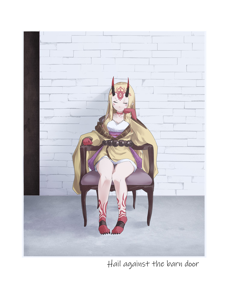 yumehori's tweet photo. C99FGO茨木本「Hail against the barn door」出ます。表紙は何かシリアスですけど大体ギャグです。どうぞよろしくお願いいたします。【木曜日西つ-19b】で僕と握手！「〇〇で僕と握手！」ってネタってもう通じる人あんまり居ないのでは？ https://t.co/jVobaxEGdY