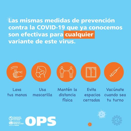 UAEH_OFICIAL's tweet photo. ¿Sabías 🤔 que las mismas medidas de prevención contra la COVID-19 🦠 son efectivas para la #VarianteMu o cualquier otra? Lávate las ✋🏼🤚🏾 con 💦 y 🧼, ️usa tu 😷 y mantén la 🚶🏽♀-- 🚶♂ . #VariantesCovid19
#UAEH #GarzasCuidandoGarzas #OPS #OMS https://t.co/QzZ0ra4vMB