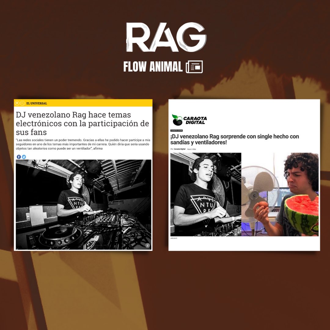ProdByRag's tweet photo. Wow! #FlowAnimal acaba de salir y el apoyo ha sido brutal. No puedo creer que entramos en un playlists editorial de @spotify y hemos tenido apoyo de personas y sellos a los que admiro tanto como @motiofficial @RevealedRec @feddelegrand entre otros... โค๏ธ๐๐ป https://t.co/Q2ZP3CXKkt