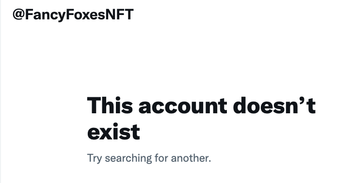 FCG_Studio's tweet photo. ((( #CardanoNFT #RUGPULL ALERT 🚨 )))
.
Looks like @fancyfoxes #Cardano NFT project was rugpulled today. Website, Twitter deactivated.
.
#fancyfoxes #ScamAlert $ADA https://t.co/crUZoax2wq