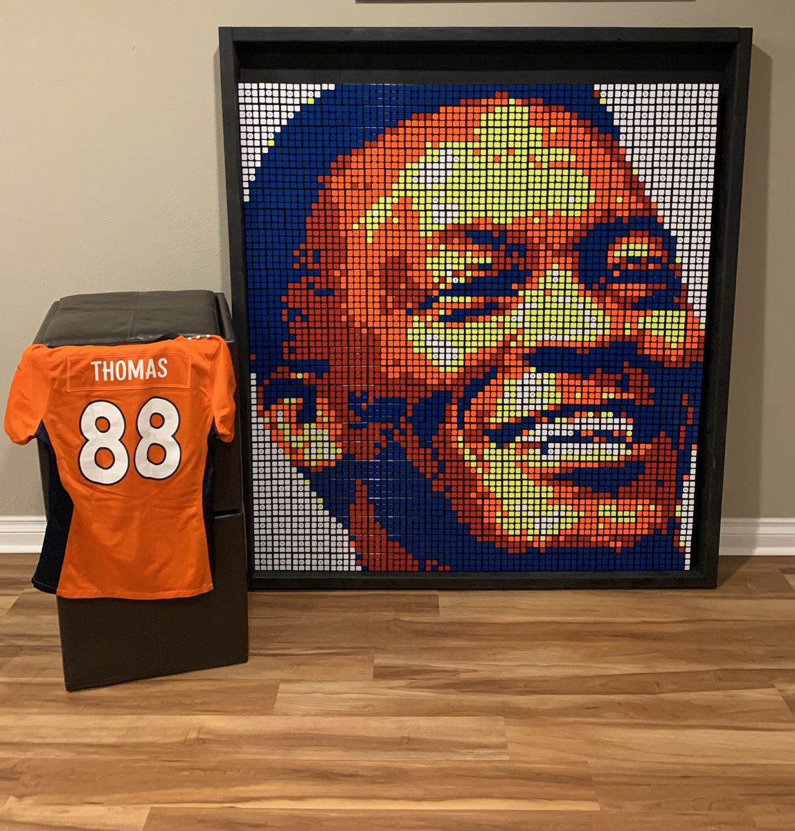 Demaryius Thomas (598 Cubes) 

Great player and better person. He will be missed. <a href="/Broncos/">Denver Broncos</a> <a href="/Rubiks_Official/">Rubik's</a> <a href="/NFL/">NFL</a> <a href="/SportsCenter/">SportsCenter</a> <a href="/espn/">ESPN</a> <a href="/nyjets/">New York Jets</a> <a href="/Patriots/">New England Patriots</a> <a href="/HoustonTexans/">Houston Texans</a> <a href="/GeorgiaTechFB/">Georgia Tech Football</a> <a href="/GeorgiaTech/">Georgia Tech</a> <a href="/9Preps/">9NEWS Prep Sports</a>