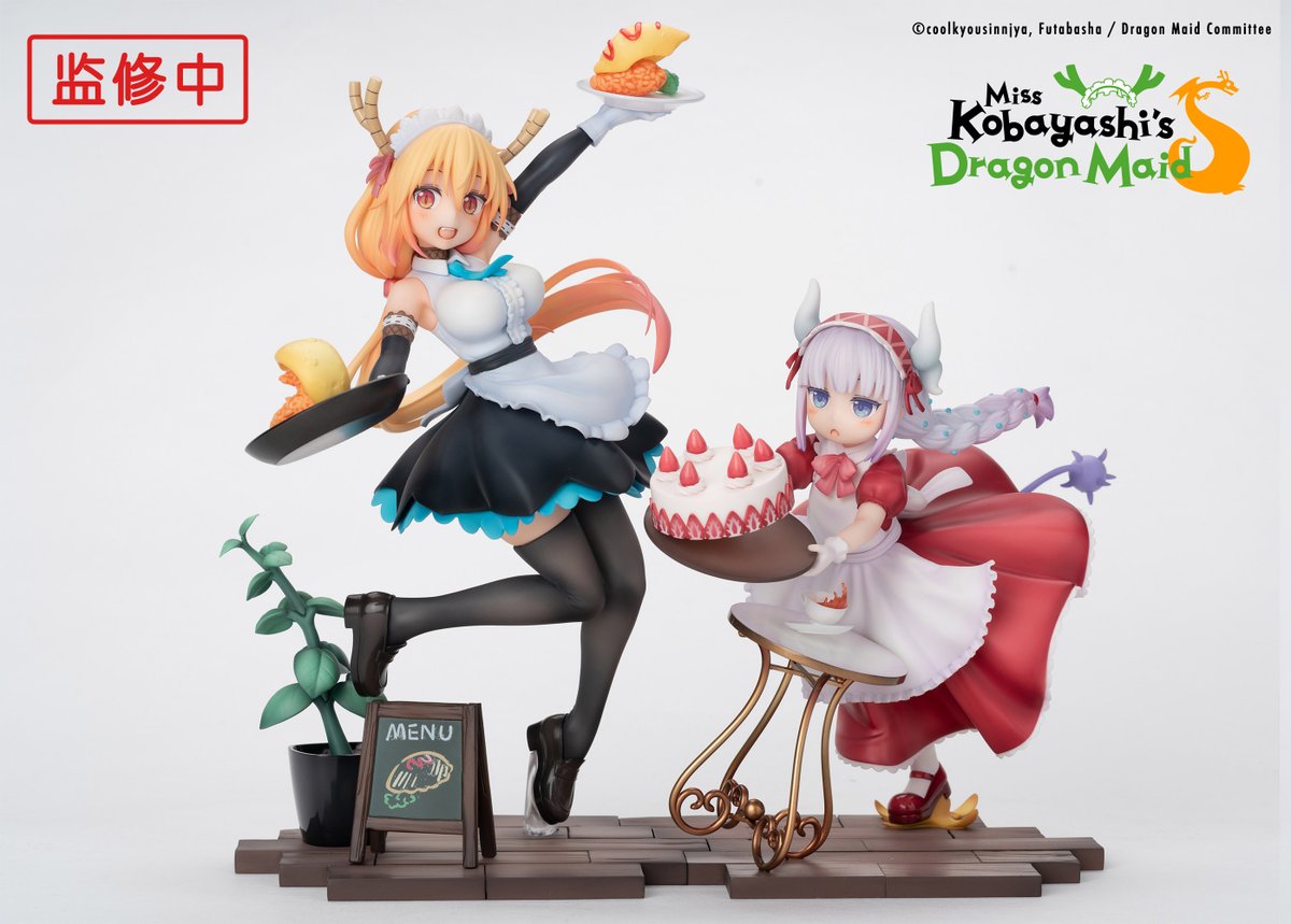 【예약예정안내】【코바야시네 메이드래곤 칸나/토르 카페 ver.】 1월 말 예약 개시! 코바야시네 메이드래곤 피규어! 상세정보는 추후 공개됩니다....