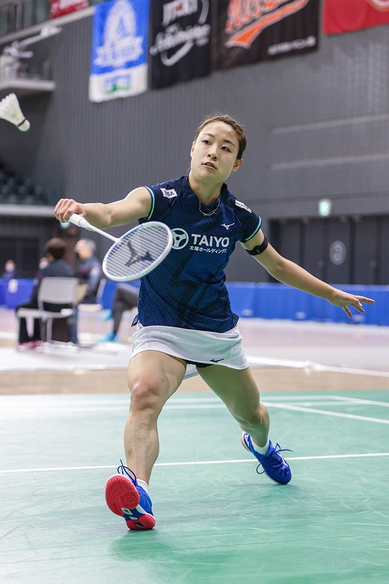 Mizuno バドミントン テニス ゲームシャツ L 奥原希望モデル 全日本総合バドミントン選手権大会 #奥原希望 選手（ #太陽