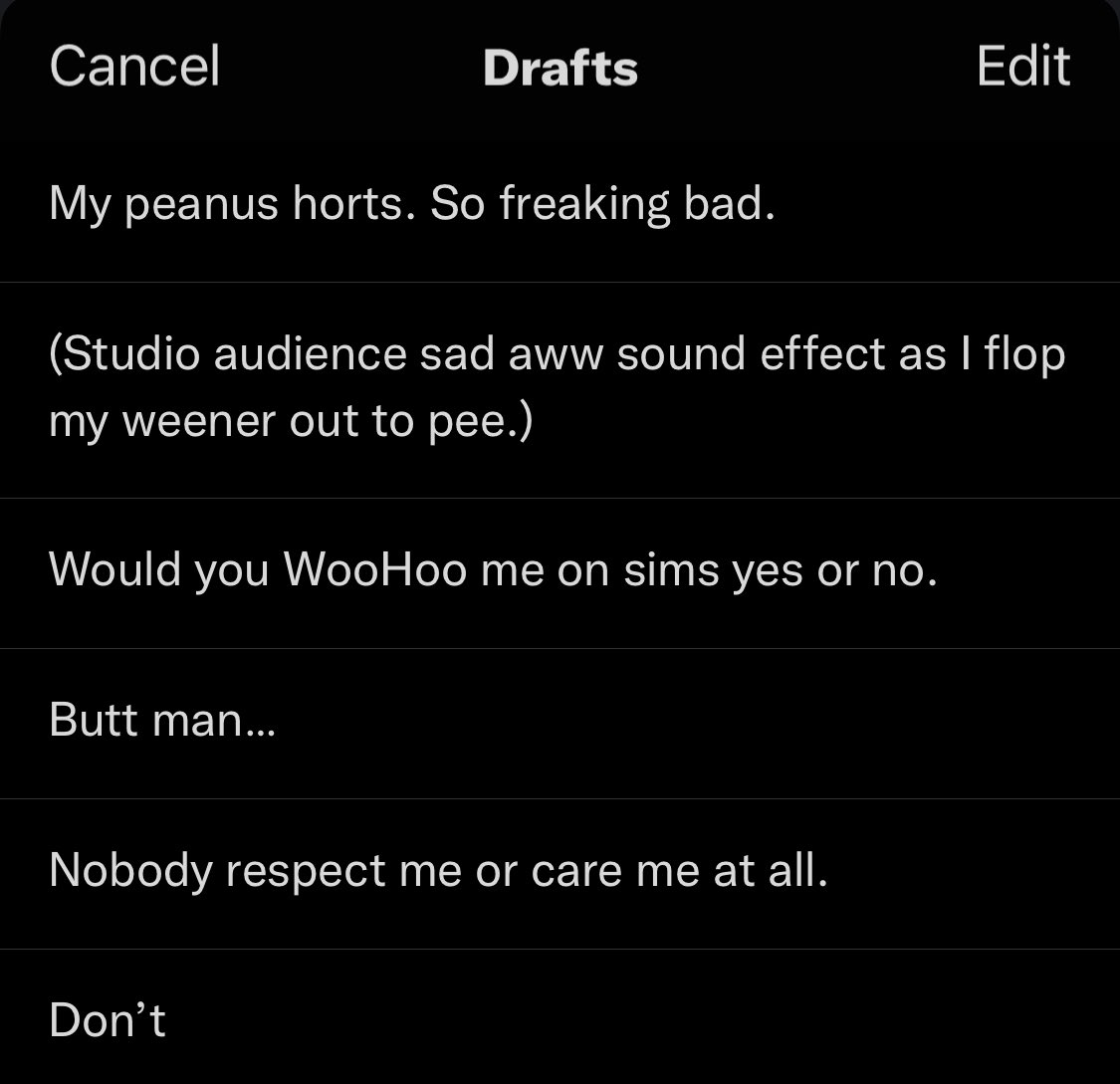 My most controversial posts stay in the drafts.
