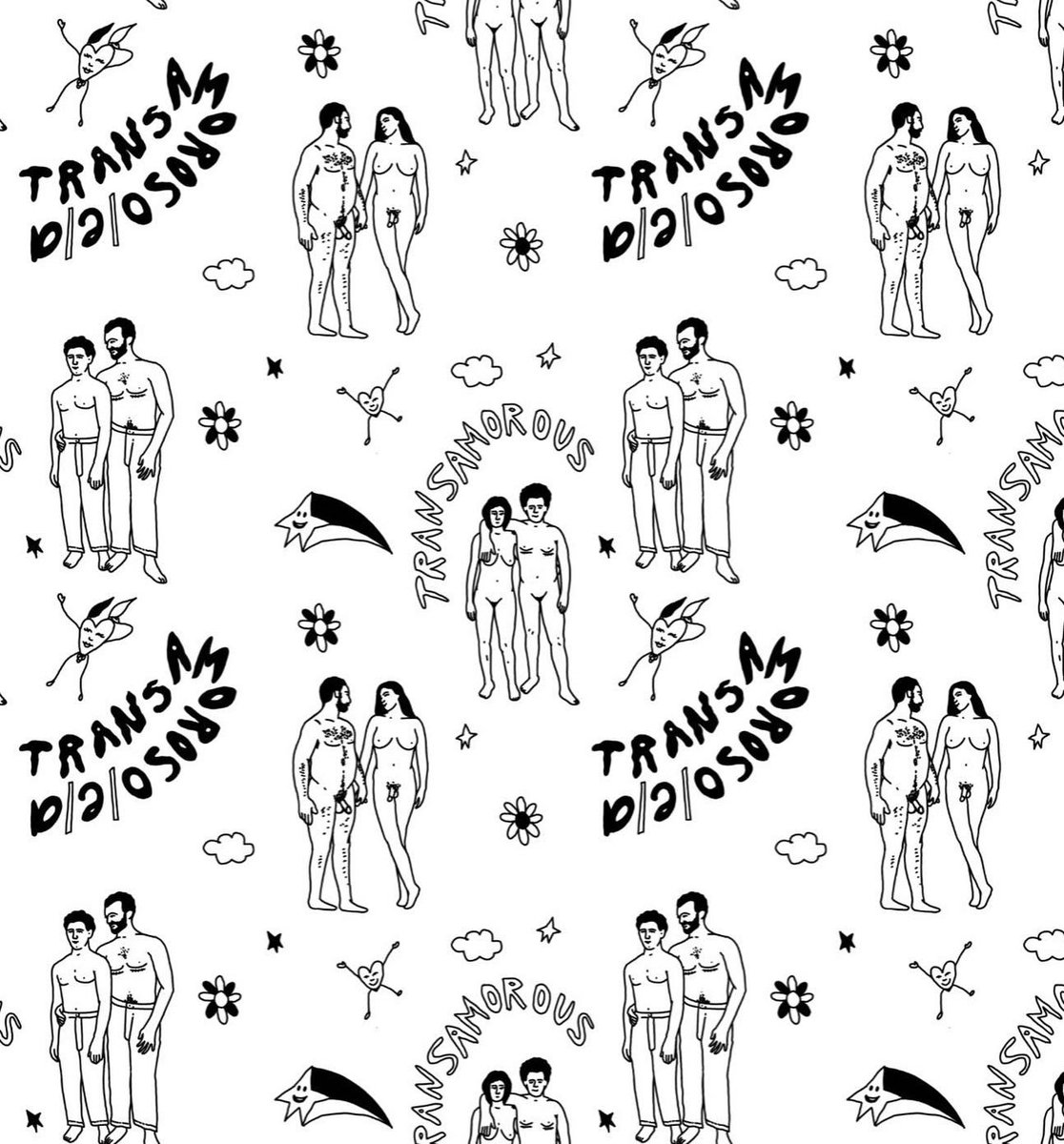 MATIGONZALEZGIL's tweet photo. medias divinas a la venta con ilustración de #Transamorous por @thecamilomd (una romántica y una deseosa) Medias talla s-m & m-l / I already have divine stockings for sale with an illustration of #Transamorous by @thecamilomd (a romantic and an eager one) Stockings size s-m & m-l https://t.co/2f5uNWDbK4