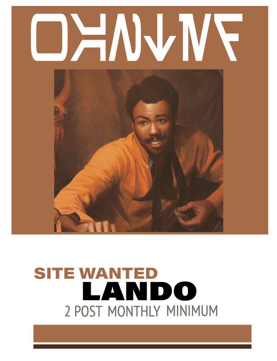 Untold Tales RP Community (@untoldtalesrp) on Twitter photo Wanted Character Spotlight!
Lando Calrissian
---
Our Han Solo is looking for his Lando!
Site: acrossthestars.jcink.net/index.php
#StarWars #StarWarsVisions #SWRP #Like #artist
@TwitterRetweets <a href="/ForumRoleplay/">Forum Roleplay</a>
#roleplaying #RPG #roleplayer <a href="/Lando_Cal/">Lando Calrissian</a> Wanted Character Spotlight!
Lando Calrissian
---
Our Han Solo is looking for his Lando!
Site: acrossthestars.jcink.net/index.php
#StarWars #StarWarsVisions #SWRP #Like #artist
@TwitterRetweets <a href="/ForumRoleplay/">Forum Roleplay</a>
#roleplaying #RPG #roleplayer <a href="/Lando_Cal/">Lando Calrissian</a>