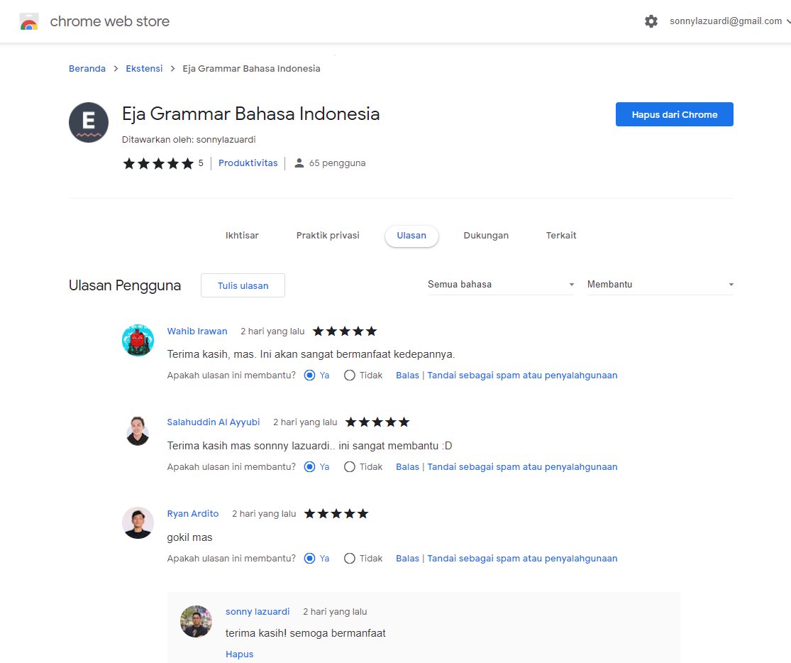sonnylazuardi's tweet image. Senang membaca ulasan dari pengguna. Ternyata bisa jalan di peramban (browser) selain Chrome seperti Brave, Ms Edge.
chrome.google.com/webstore/detai…