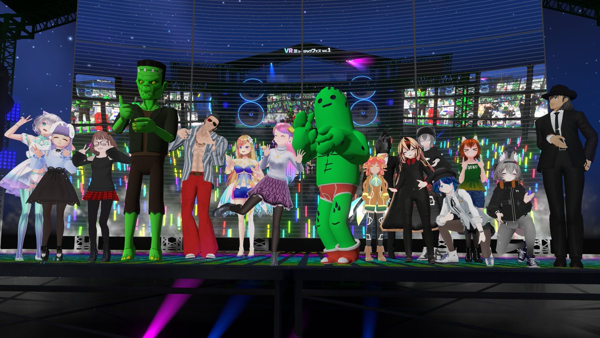 OculusTan's tweet photo. #くらげビート × #ジョイラジ 「#VRミュージックフェス Vol.1」無事楽しんでいただけたみたい！？ みなさまありがとうございました🎉🎶 もう最高！ 感想もたくさんありがとー！

#VirtualBrave がきっかけだったのでそのMVの衣装で。新曲 #VirtualReality_Ocutan も初披露✨
▶️https://t.co/nn9ocyhZ9G https://t.co/HHaAEItCau