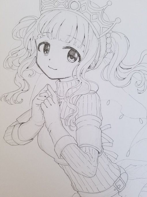 さなちゃん!
今のところ可愛くかけた!☺ 