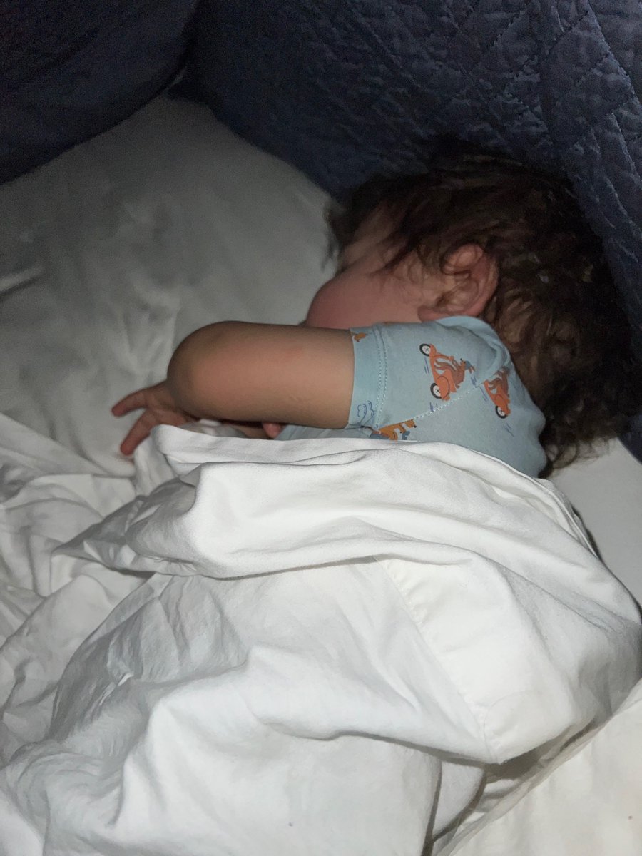 MrsKingAnge's tweet photo. my little bed hog 🙃 https://t.co/G0myC2KriT
