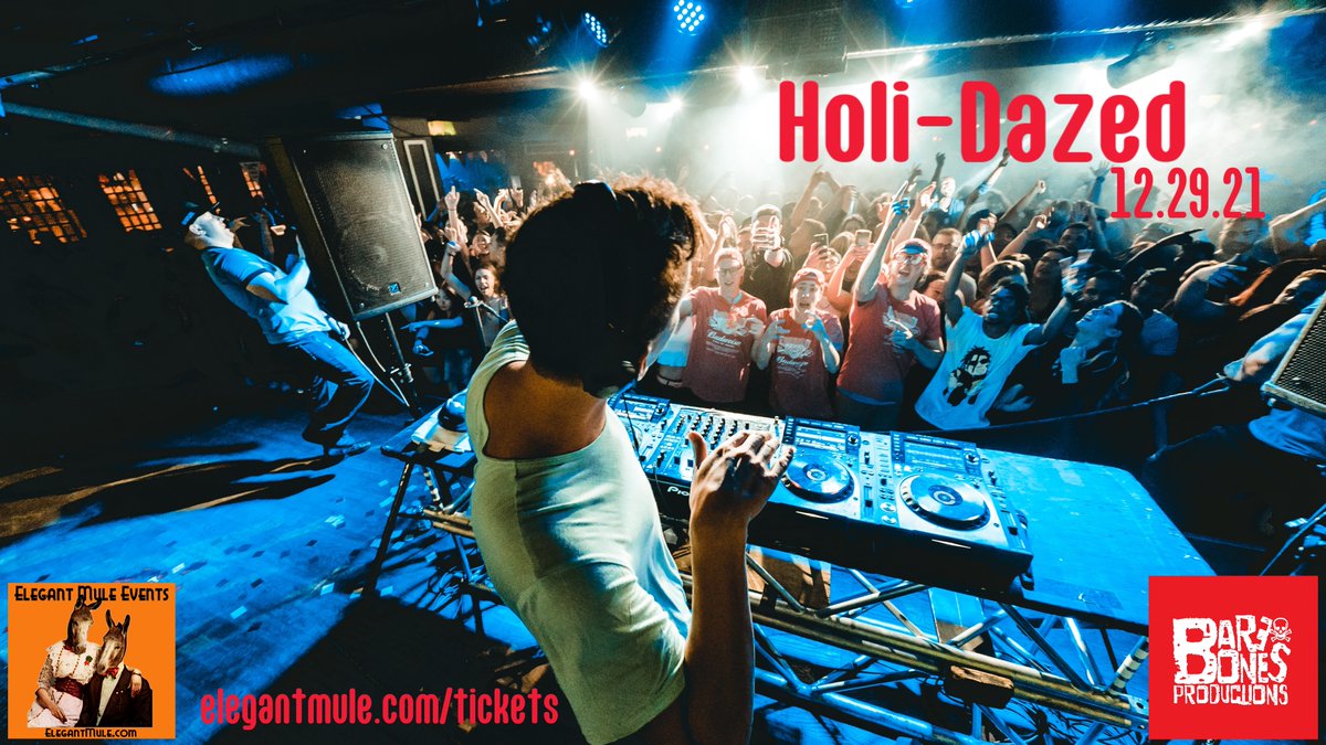 MuleElegant's tweet photo. #HoliDazed #Jacksonms Tonight. Doors open at 8:30pm CST. 18 and up. #EDM #danceparty #techno https://t.co/c4pB7x69hd https://t.co/rD0eXBkHeD