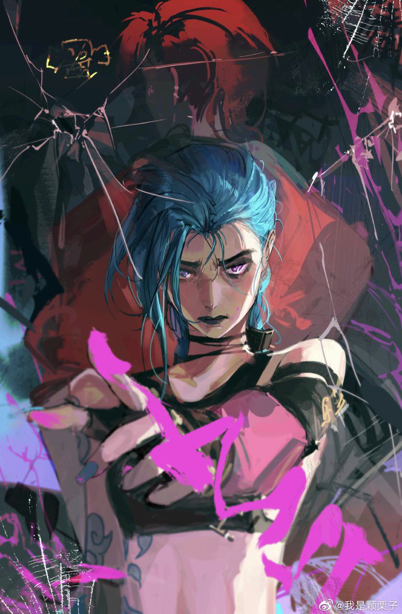 visbakery's tweet photo. It's Jinx now #JinxWasHere #Jinx #Arcane #arcanefanart 
artist: https://t.co/VBXp8yctUT https://t.co/q884KDGYaf