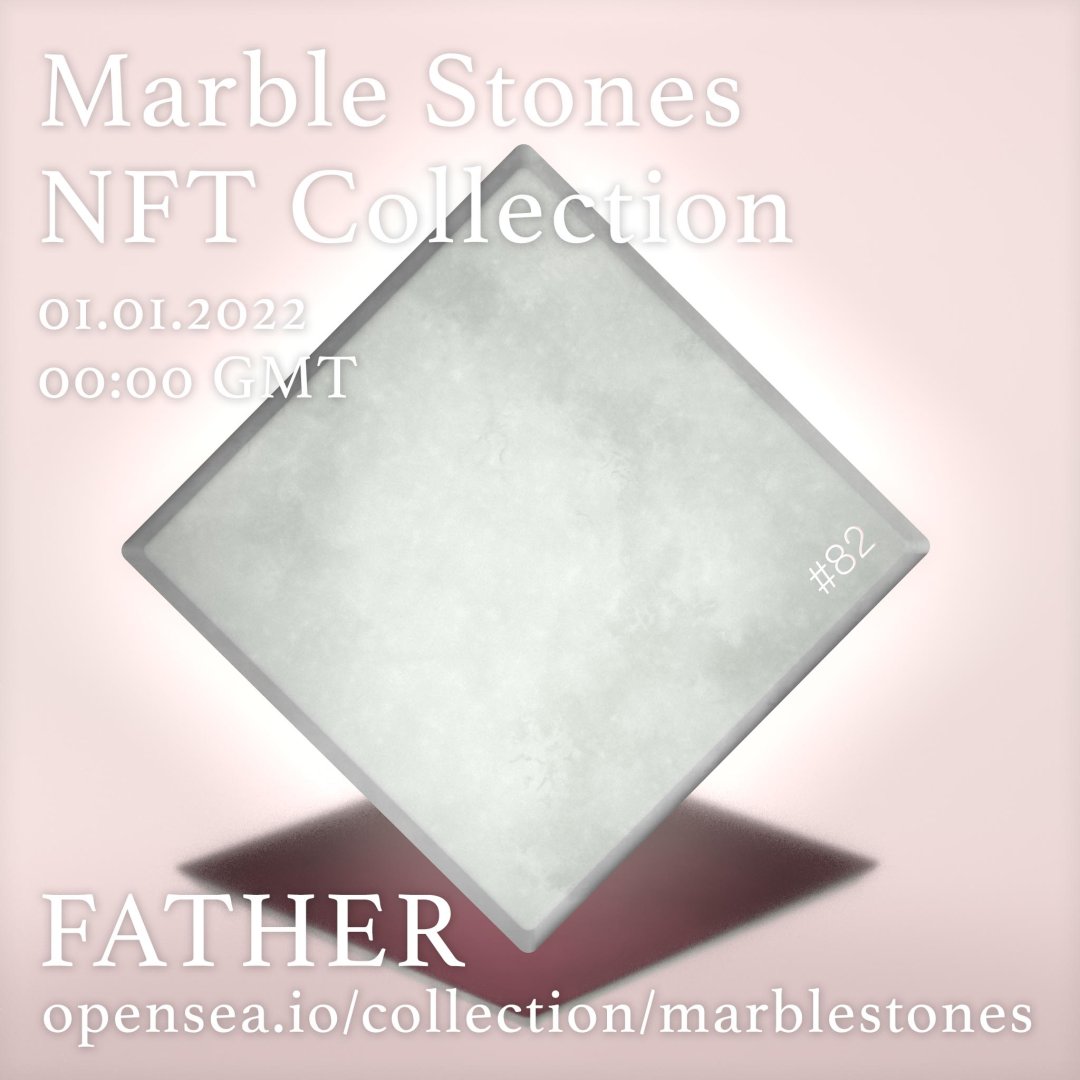 MarbleStone_nft's tweet photo. #father 82
Who gets #emotional thinking of her*his dad?
Limited Marble Stones #nft Collection launching on @opensea 01.01.2022 at 00:00 GMT starting at 0.005ETH. https://t.co/l4HDSsDrxe
Don't miss the #marblehype! 
#nftart #nft #nfts #nftcollectors #nftcollection https://t.co/upcWWHuLnB