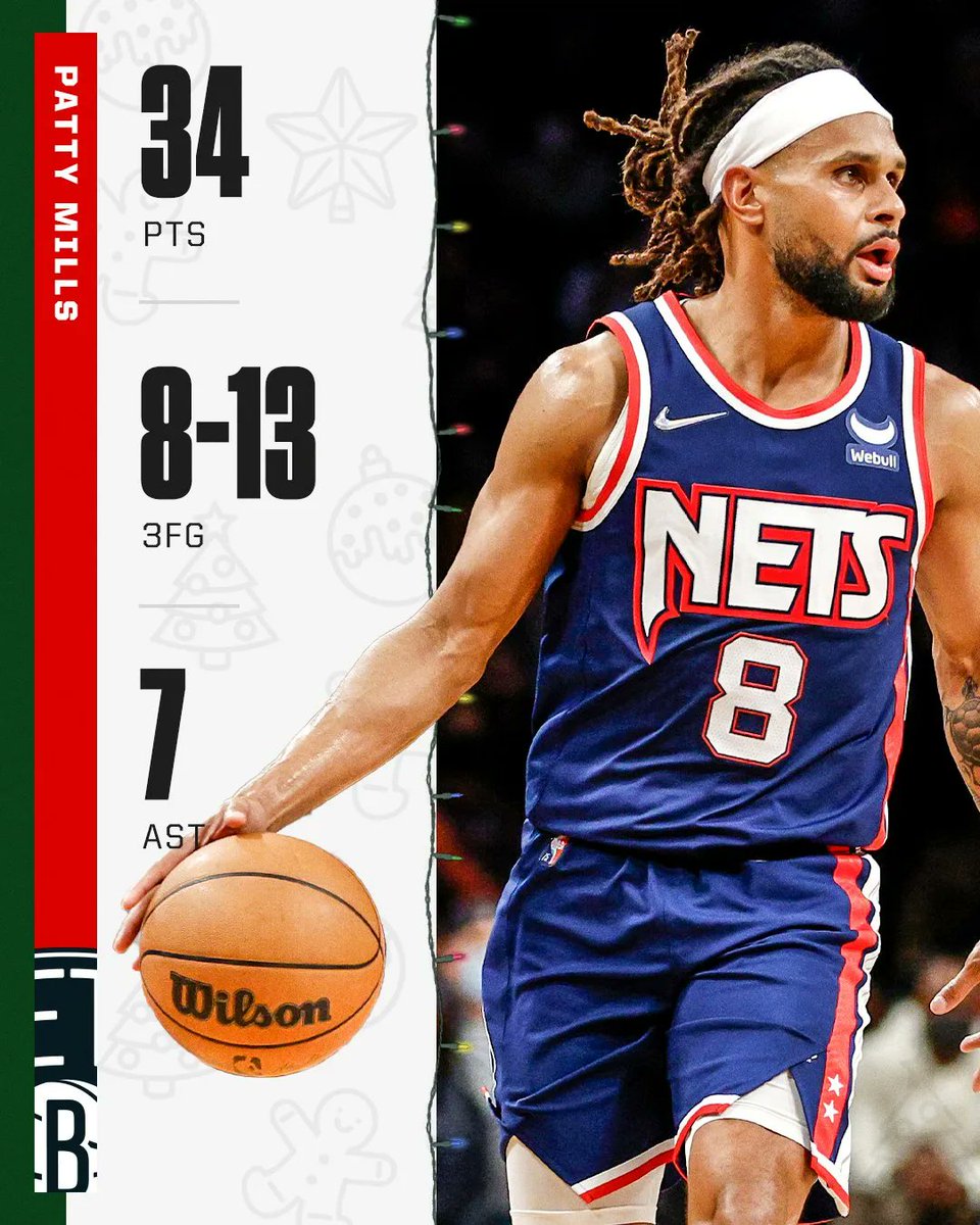 ndnsports's tweet photo. Shout out to Patty Mills (Nyunga/Muralag) who made history with his EIGHT 3-pointers made which is the most in a Christmas Day game in NBA history.
#IndigenousAthlete #Nyunga #Muralag #AUS #NBA #Nets https://t.co/fgpAIjP5zK