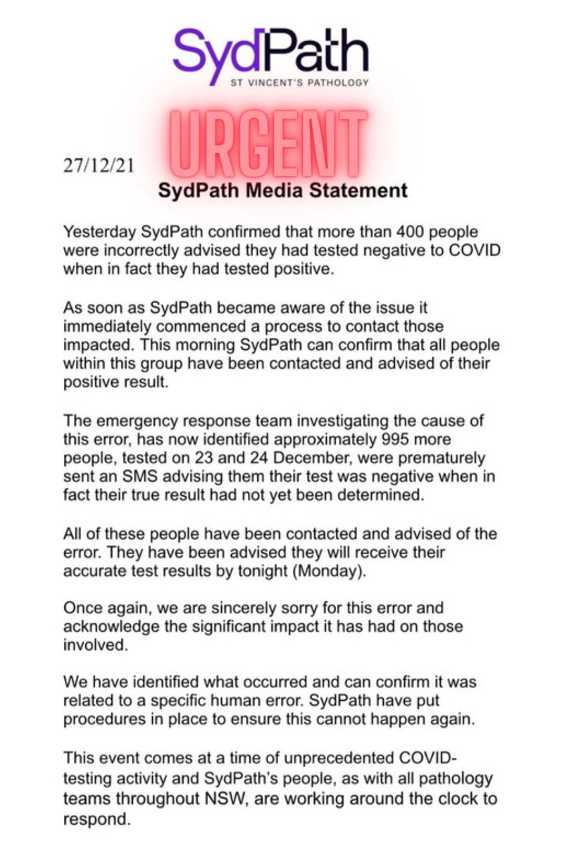cptcapt's tweet photo. @BradHazzard  @Dom_Perrottet  How can a press release go out like this without been marked or highlighted as urgent? I added it on there as well it kind of is.
#Domicrom 
#nswcovid 
#NSWHealth 
#sydpath 
#auspol https://t.co/qQF5nySTeI