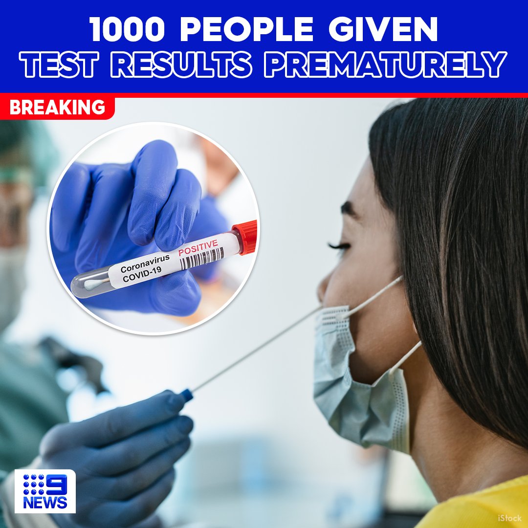 9NewsSyd's tweet photo. #BREAKING: A Sydney testing lab that incorrectly told hundreds of COVID-positive people they had tested negative has prematurely given results to nearly 1000 more people. #9News

INFO: https://t.co/iwtcMm7zsI https://t.co/rHnSJCexTl