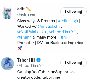 AgentHawk7's tweet photo. @editseer @TaborTimeYT Done i hope i win thanks for the chance Edit and Tabor hill https://t.co/e32w8l5Vc0
