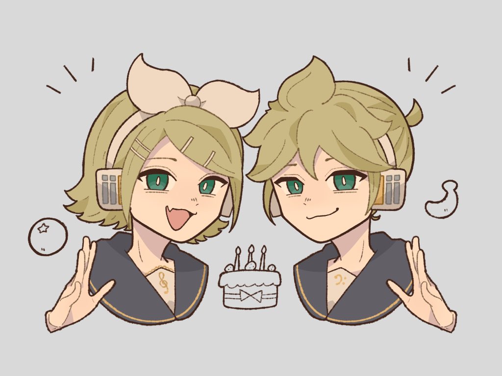 aonu_0420's tweet photo. 🎉🍊Happy Birthday 🍌🎉
9年間も私の推しでいてくれてありがとう😭💕2人とも大好き…🥺💕
 #鏡音リン誕生祭2021 
 #鏡音レン誕生祭2021 https://t.co/AmOxNviNog