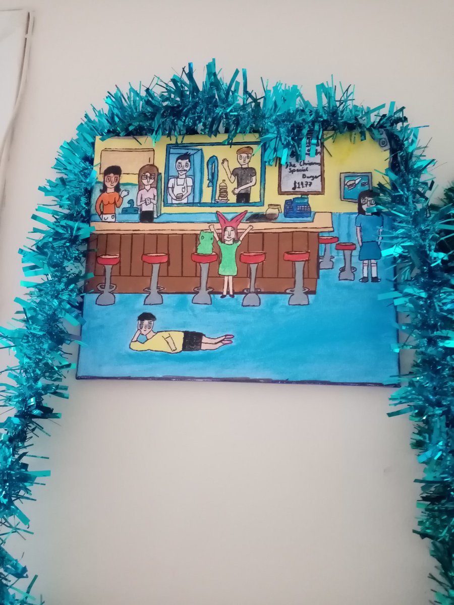 AHAnderson83's tweet photo. @laurenbouchard @BobsBurgersFOX
My daughter made this for her step dad's Xmas..... Bob rocks.... https://t.co/dPP9fgGHmg