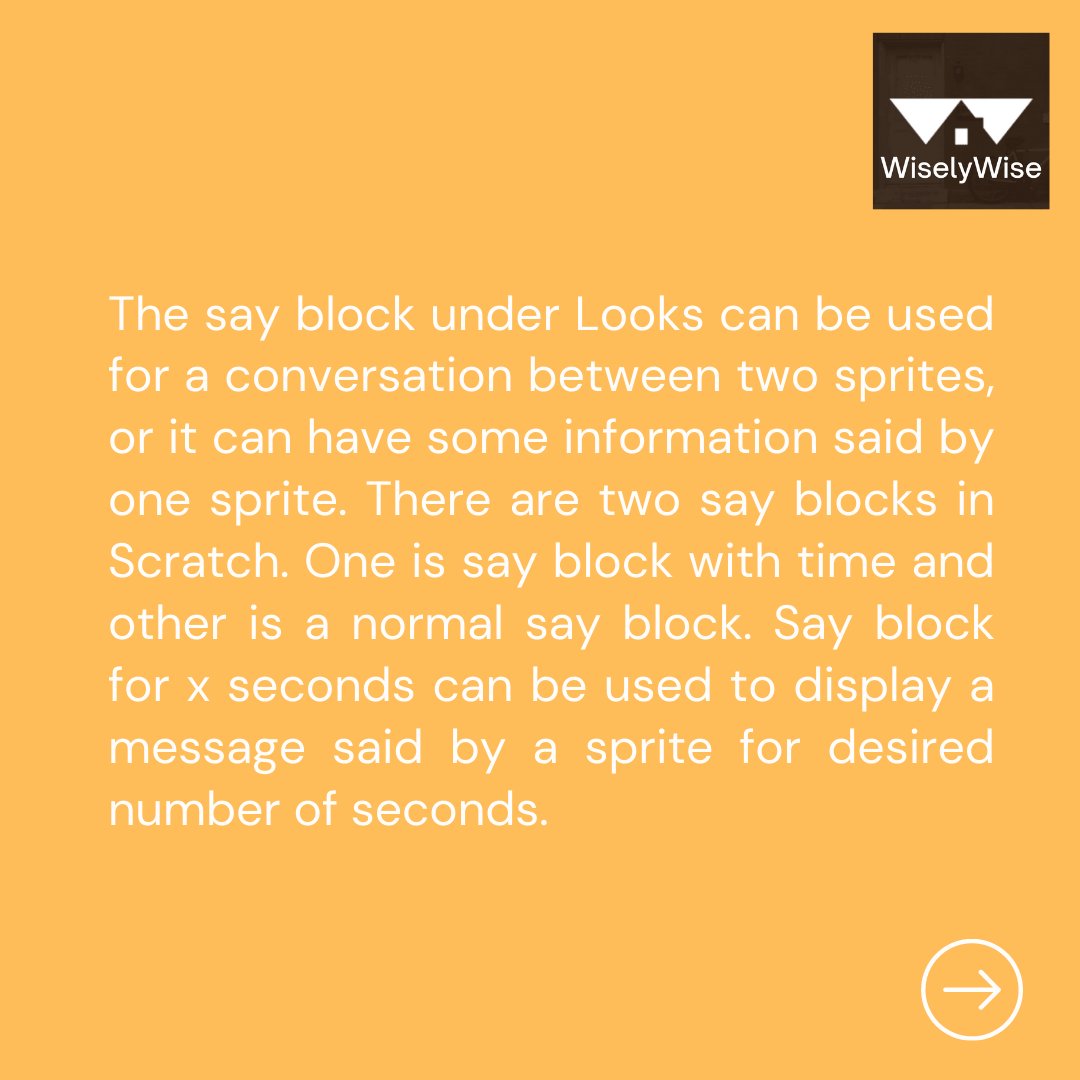 WiselyWiseTweet's tweet photo. Logical Operators in Scratch | #31 | Say and Think blocks | WiselyWise
Find the solution - https://t.co/0CdKtCAe0z
BOOK YOUR FREE CLASS - https://t.co/Ov2fbAO1Mt
#WiselyWise #ArtificialIntelligence #Elearning #Coding #Codingforkids #scratch #scratch2 #kidscoding https://t.co/6DLBwROfrw