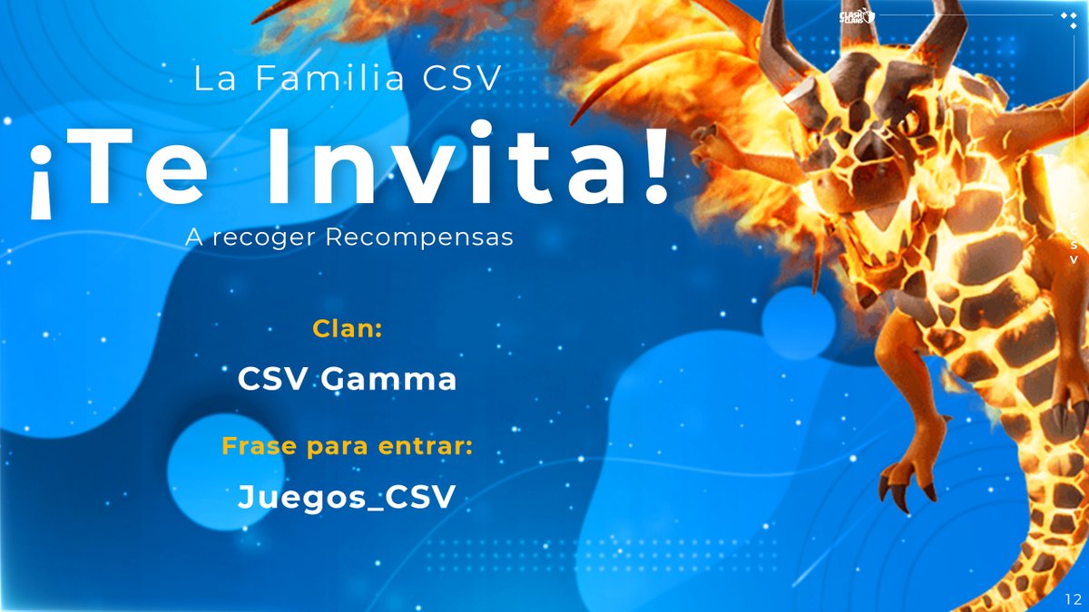 🤔¿Aún estás de FIESTA?🎉 Descuida sabemos que este mes es para COMPARTIR por eso ya puedes venir a recoger tus recompensas de los juegos del clan a <a href="/CSVGamm/">CSV Gamma</a>! ❤️💙

😉Recuerda usar la frase para entrar.

Clan: link.clashofclans.com/es?action=Open…

✅ WhatsApp: wa.me/50361195352