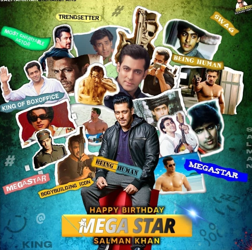 beingvishal07's tweet photo. Wishing happiest birthday to the Megastar of indian cinema, bhaijaan of india and the most kind hearted and inspiring person ever. @BeingSalmanKhan #HappyBirthdaySalmanKhan
#happiest56th
#BhaiKaBirthday 
#SalmanKhan https://t.co/bEETZDwylY