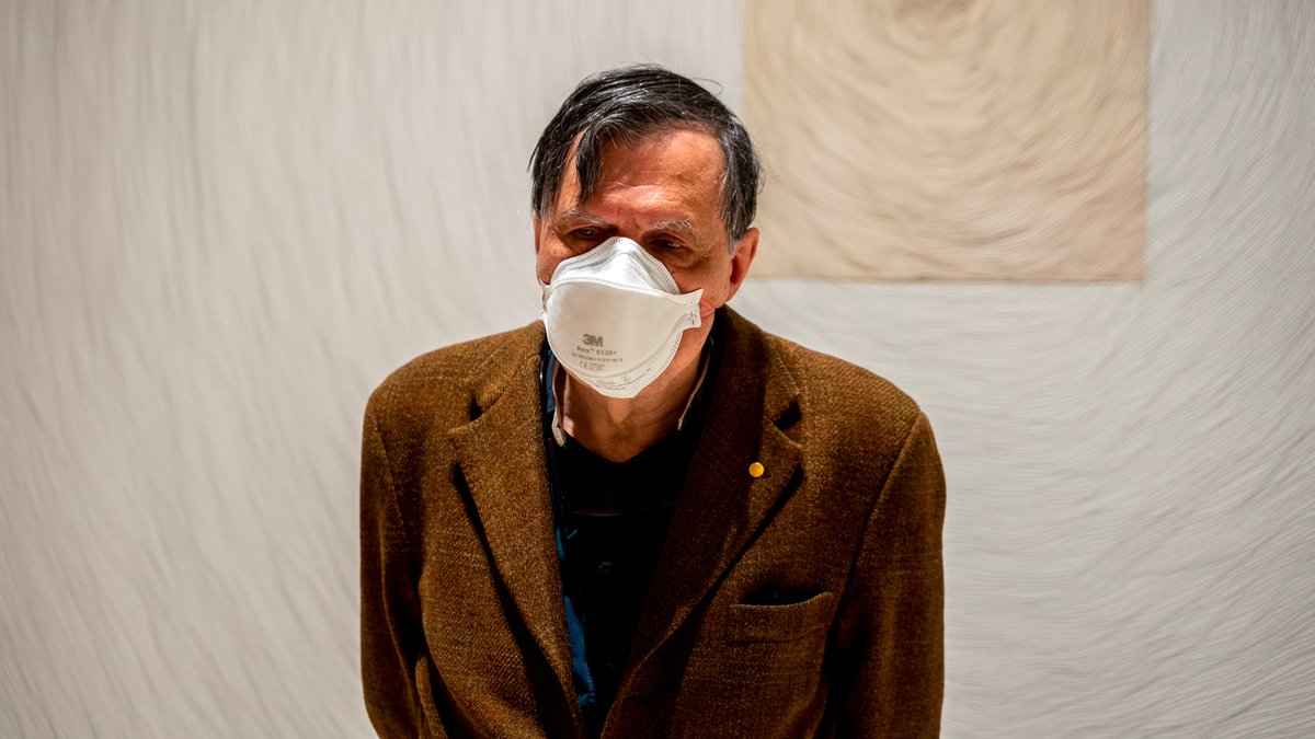 INFN_'s tweet image. "Sia l’arte sia la scienza fanno parte del processo creativo, un processo complicato che dipende anche dal subconscio," Giorgio Parisi in visita alla mostra #Incertezza a Palazzo delle Esposizioni, Roma.
👉  collisioni.infn.it/evento/mostra-…

📸 M3 Studio ©️ 2021 Azienda Speciale Palaexpo