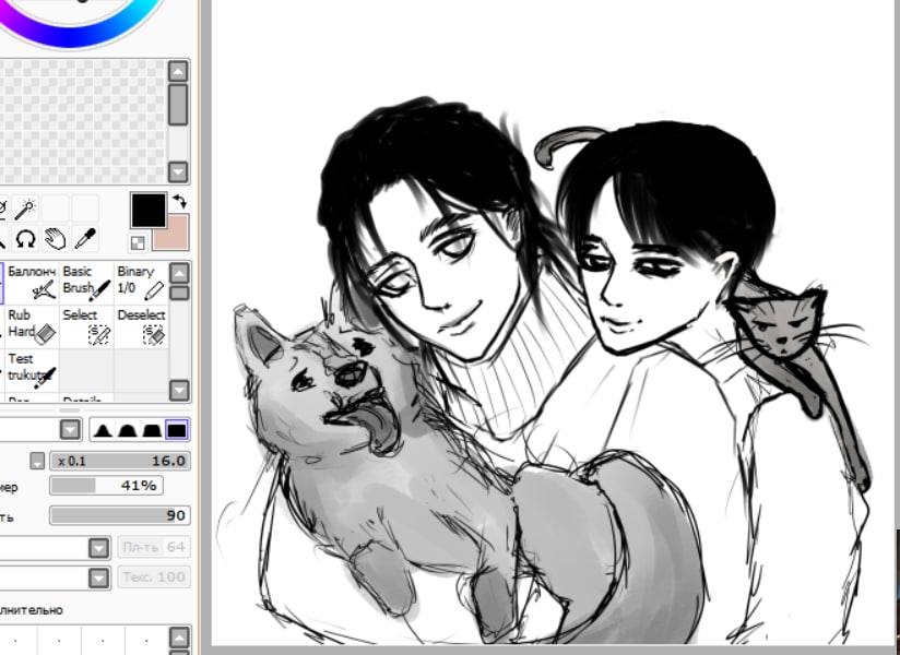 спойлерну скетч, потому что он мне нравится ❤️
#ereri #Riren