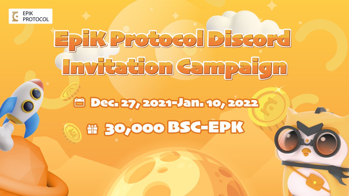 🥳🥳The first activity of #EpiKProtocol New Year Activity is coming!
😍😍30,000 EPK is waiting for you!
Click 👉👉gleam.io/xY2xM/epik-pro… 👈👈 to check more details. 
#Airdrop #Crypto #GameFi #DeFi #BSC