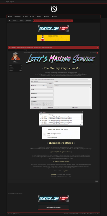cyber_feeds's tweet photo. #marketforums #Sinisterly - LEFTY MAILER 5 - [INBOX] [HTML] [NO... - https://t.co/vPvhfa2GZu https://t.co/o3lGbgbLZ6