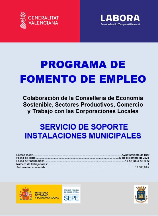 Biarsensacion's tweet image. 👉𝑫𝒆𝒔𝒂𝒓𝒓𝒐𝒍𝒍𝒐 𝒍𝒐𝒄𝒂𝒍. 𝑬𝒎𝒑𝒍𝒆𝒐. Nuevas contrataciones en Biar con programas de fomento de empleo #EMDONA. Y en el 2021, un total de once contratos biar.es/es/nuevas-cont… #LABORA #Biar #Biarbellezainterior