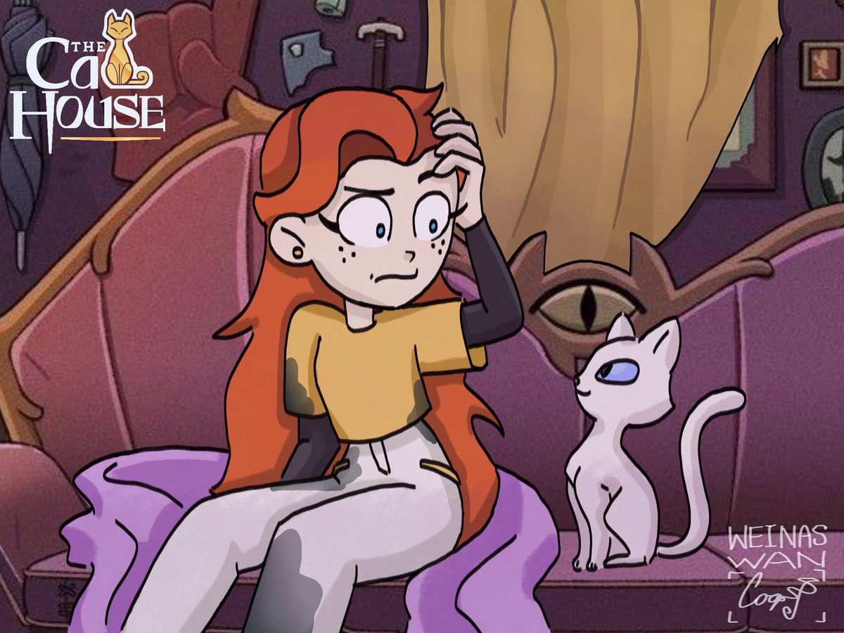 WeinasWan's tweet photo. - Where I am?... Why am I not allergic to you?...
#TheOwlHouse #tohfanart #toh #TheCatHouseAU #oc #tcholivia #tchghost https://t.co/UxLi9KXdYr