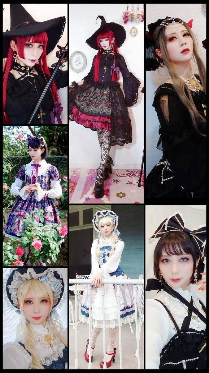 今年も可愛いお洋服たくさん着れました🌹
#2021年下半期ロリィタコーデまとめ
#2021年ロリィタコーデまとめ