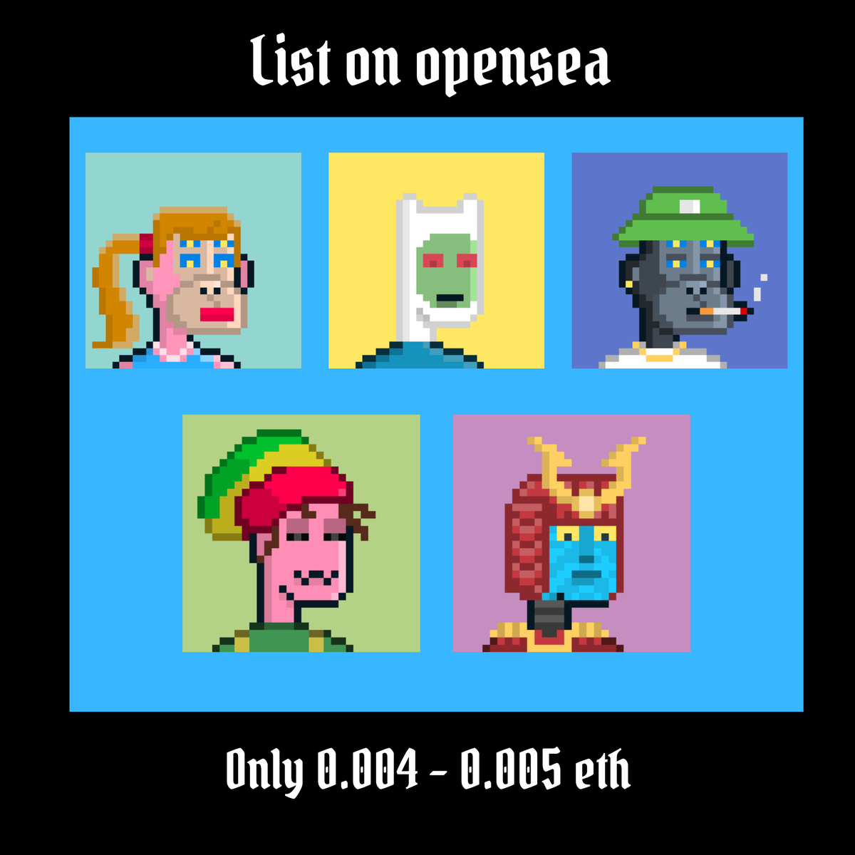 the_moon066's tweet image. Alien punk is Drop

Already on @opensea 

Only 0.004 - 0.005 eth

Polygon chain (1/1)

No gas fee ⛽🔥🔥

opensea.io/collection/cry…

#NFTCommunity #NFTs #nftcollector