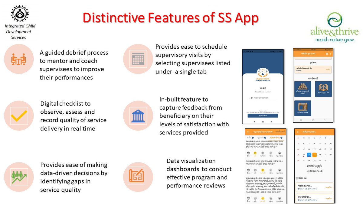 Smt. <a href="/manisha_vakil/">Dr. Manisha Vakil</a> launches first of its kind application to streamline &amp; enhance supportive supervision to improve the quality of nutrition service delivery @ICDSGujarat 
#GoodGovernanceWeek2021 #Improvingqualityofnutritionservices <a href="/MinistryWCD/">Ministry of WCD</a> <a href="/WCDGujarat/">Women & Child Development, Govt of Gujarat</a> <a href="/NHMGujarat/">NHM Gujarat</a>
 <a href="/CMOGuj/">CMO Gujarat</a>