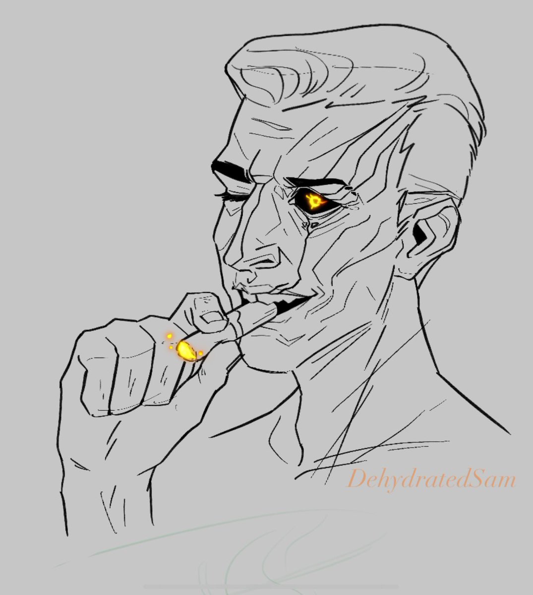 DehydratedSam's tweet image. Hehehehe stinky rat man with him teef make brain go brrrrr #silco #Arcane