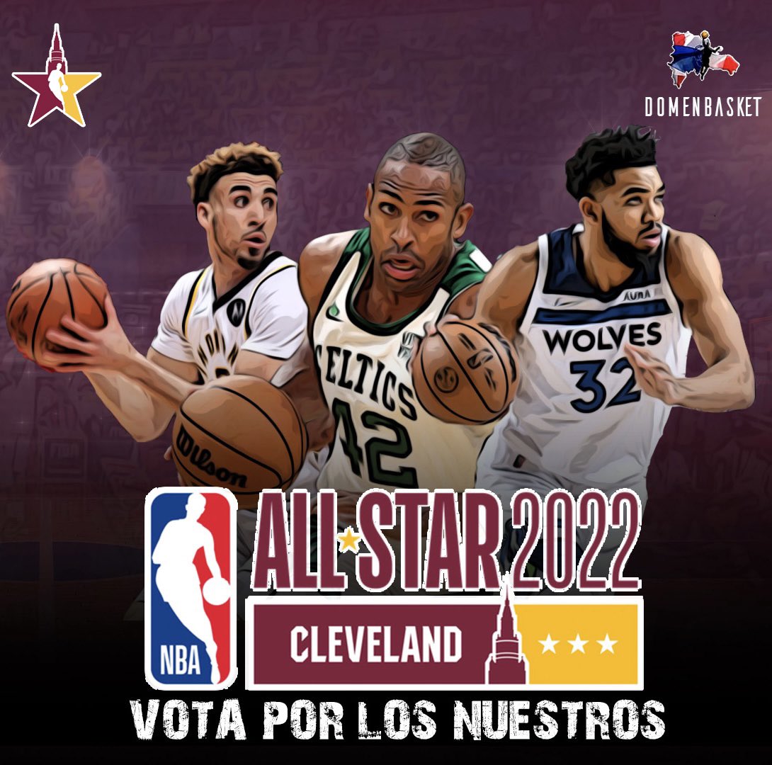 Vota por los nuestros ! <a href="/C_Duarte5/">Chris Duarte</a> <a href="/Al_Horford/">Al Horford</a> <a href="/KarlTowns/">Karl-Anthony Towns</a> #NBAAllStar