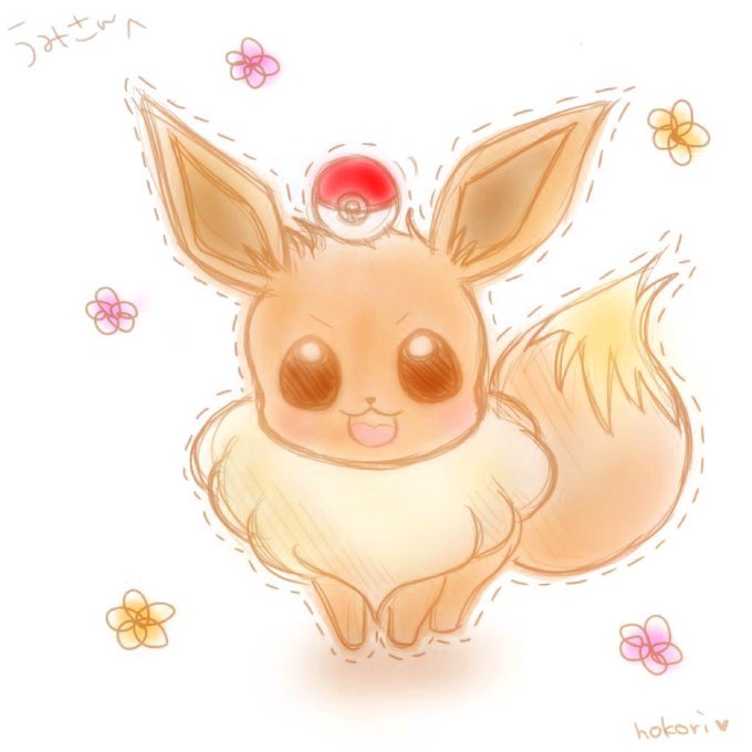 イーブイのtwitterイラスト検索結果