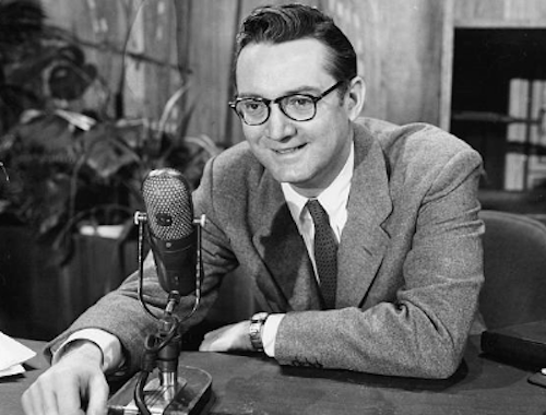 ClassicMovieHub's tweet photo. Steve Allen was the co-creator and first host of The Tonight Show, which was the first late night television talk show. #TVFirst https://t.co/ncwHvWi0NA