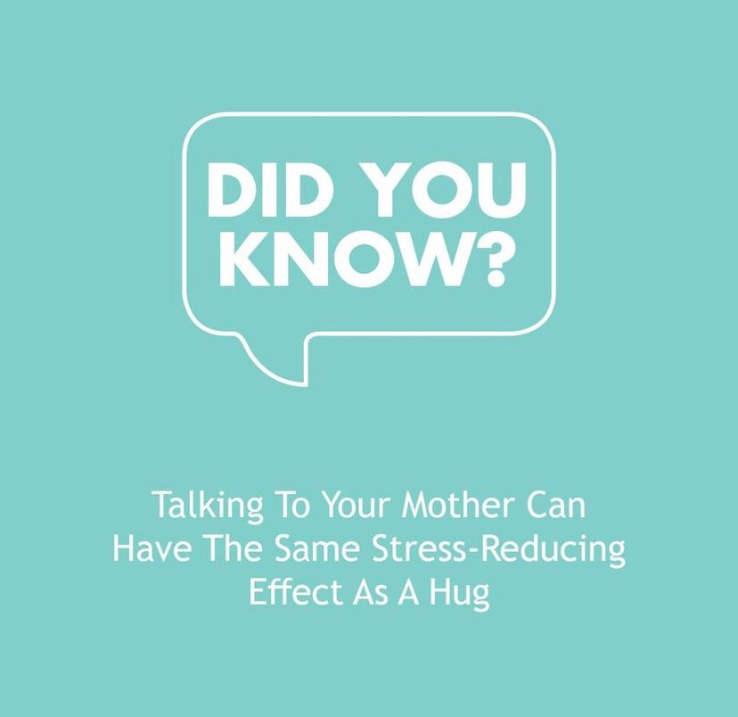 FeminaIndia's tweet photo. Write a cute message for your mom in the comments down below ๐
.
.
.
.
#didyouknow #feminafunfacts #factoftheday #funfacts #doyouknow #dailyfact #worldfacts #allfacts #factsdaily #generalknowledge #mother #love #affection #stressreducing #hug #femina #feminaindia https://t.co/JuvSTBq1B3