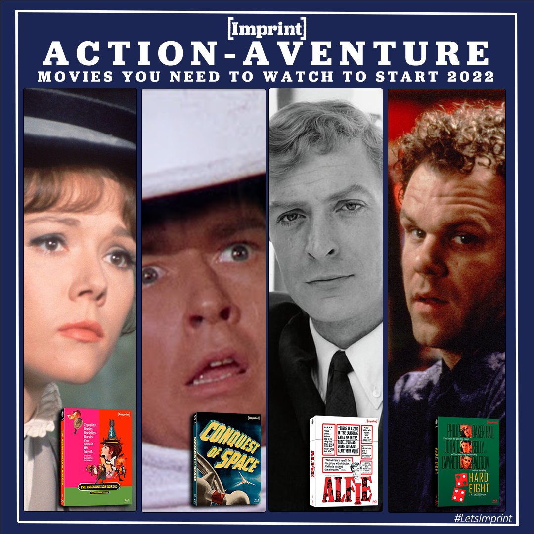 Looking for some #action and #adventure on 2022?
You better have these titles.

#LetsImprint 
ORDER SECURELY ONLINE AT:
viavision.com.au/shop/category/…

#TheAssassinationBureau 
#ConquestofSpace  
#Alfie  
#HardEight 

#physicalmedia #bluray #limitededition  #newyear #january