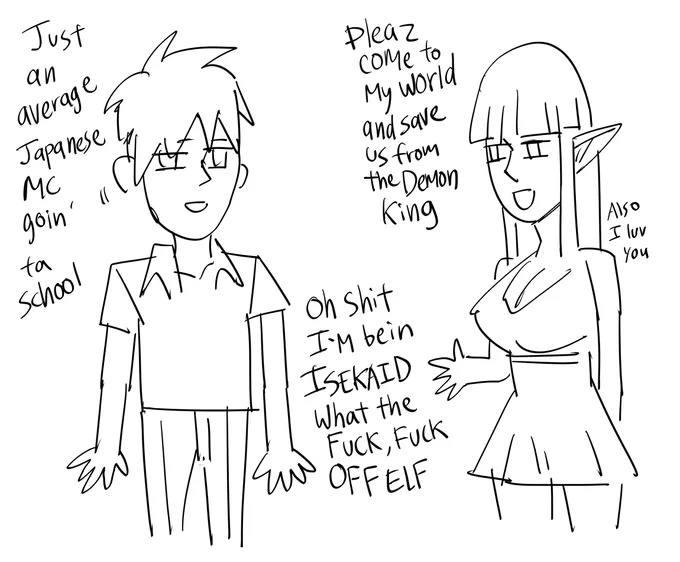 I was going to finish a nonsensical compilation of single character Patreon requests, but I ended up wasting time drawing shit like this during the stream and didn't complete it. 