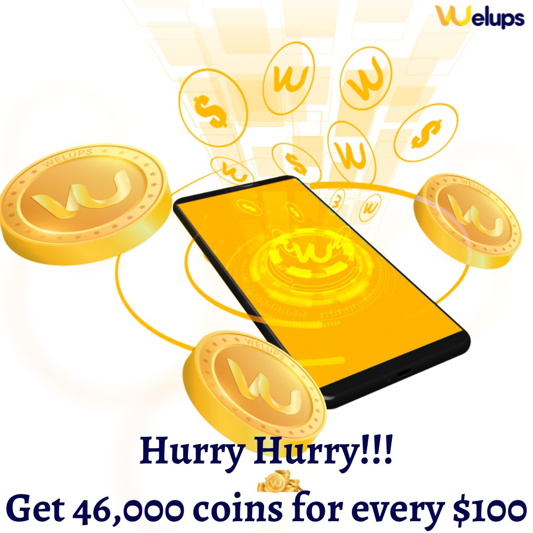 WelupsA's tweet photo. Only 1 day LEFT!!
Buy and INVEST in WEL and receive bonus coins.
Price for WEL is $0.0022.
**Get free +500 coins when you buy between NOW and tomorrow.
Wel is going to be listed on LBank and Latoken within a few weeks. https://t.co/nIQuUpEkGn