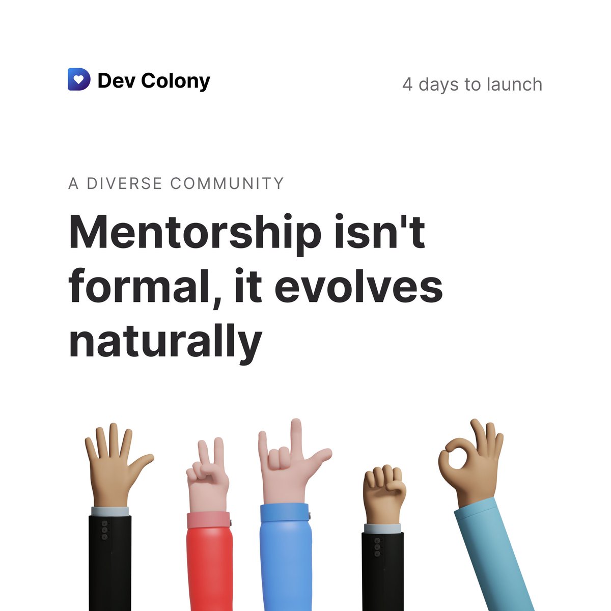 DevColonyHQ's tweet photo. Building mentoring easier by putting all information there in the public ⚡

#mentor #mentorships #launch #developers #mentorclub #launchingsoon https://t.co/uv5lBQD58O
