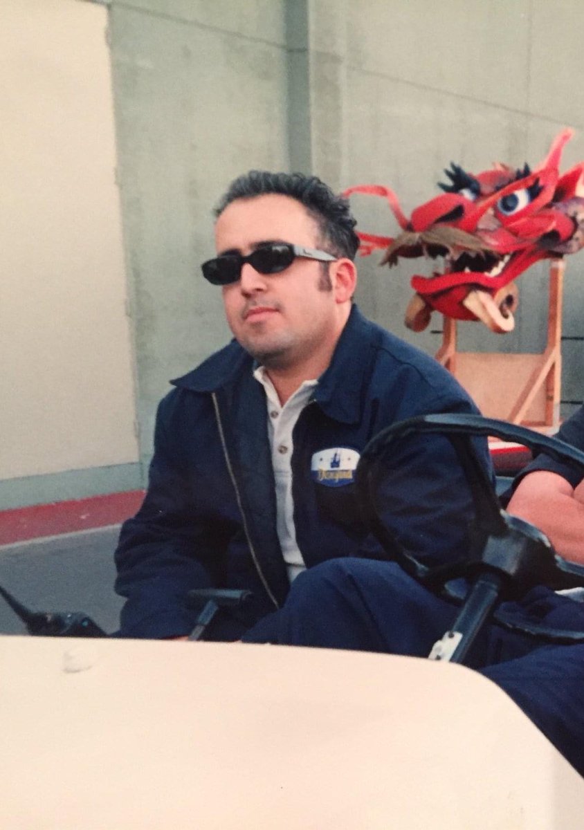 Cartarsauce's tweet photo. One of my best friends from my decade in the DL parade department passed away recently. We had his viewing tonight, & he’ll be laid to rest tomorrow. When I say Show Services was like a fraternity, he was the chapter president. Funny, wise and unforgettable. #InGuideWeTrust https://t.co/Tkqu2dza5c