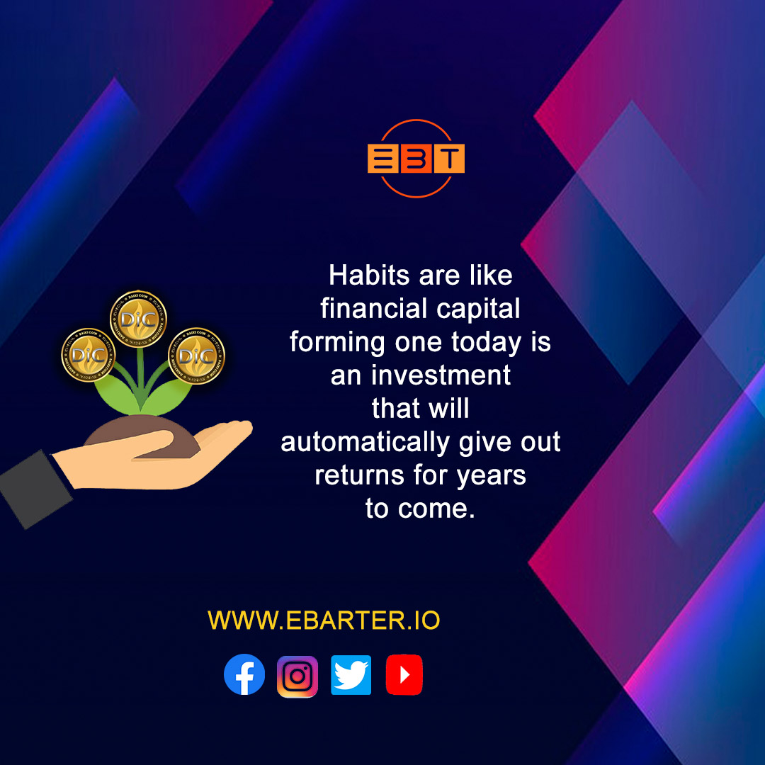 ebarter_smart's tweet photo. Do you want financial freedom that no one can take it away from you? If yes, then developing the habit of investing is the best way to fulfill all your financial goals. 
Join us today, and start your investing journey now!
.
.
#Investment #Blockchain #blockchaintechnology #dic https://t.co/7wjr1Mbklf